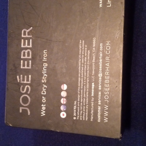 Nwot JOSE EBER flat iron - Picture 5 of 8